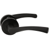 5-piece set of door handles, Ola black, for interior doors