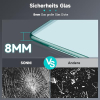 SONNI Walk In Duschkabine 110 x 200 cm ESG Glas mit Nano Beschichtung