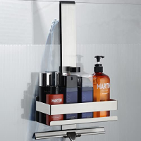 Полка для душа из нержавеющей стали (SUS 304) для подвешивания на стене душевой кабины