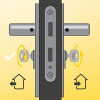 Yale Serie 1000 PLUS Europrofil Doppelzylinder 30/30 mm Nickel satiniert