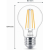 Світлодіодна лампа Philips E27 75 Вт, теплий білий, прозорий, нерегульований