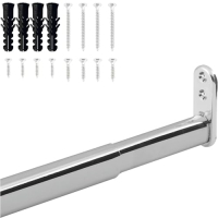 vasalat wardrobe clothes rail extendable 60–90 cm