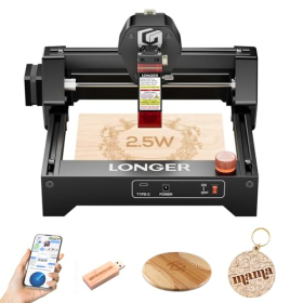 Мини-лазерный гравер и резак LONGER RAY5 Mini для дерева, акрила и кожи