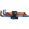 Wera Allen Key Set, 9-piece, Multicolor