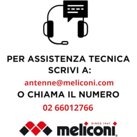 Антенный усилитель Meliconi AMP для цифрового телевизионного сигнала с 2 выходами и LTE-фильтром