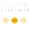 Emuca Sling Clothes Lift for Wardrobe with Adjustable Width