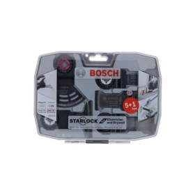Juego de 6 hojas de sierra de inmersión Bosch Professional Starlock para madera, metal y diversos materiales.