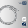 Vitalioflex Metallbrauseschlauch GROHE 1,25 m, knickfest, Chrom