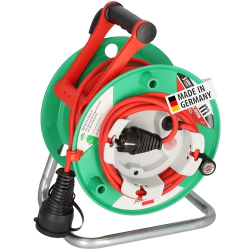 Carrete de cable Garant G Bretec Brennenstuhl con cable de extensión para uso exterior.