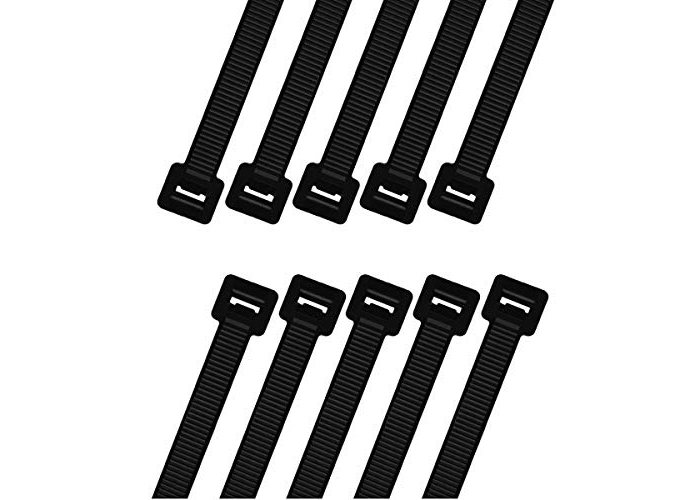 Kabelbinder intervisio 1000 × 9 mm, Schwarz, 10 Stück Kabelbinder intervisio 1000 × 9 mm, Schwarz, 10 Stück
