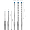 Набір з 5 перфораторів Bosch EXPERT SDS-plus-7X