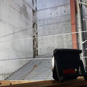 Bosch Professional cordless construction spotlight GLI 18V-4000 C, 4000 lm