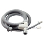 Filling hose 180 cm for dishwasher with water limiter, suitable for Smeg, Rex, Electrolux, AEG, Zanussi