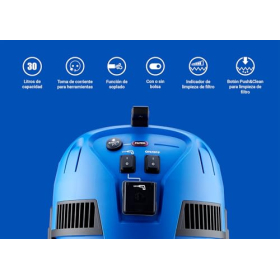 Nilfisk Multi II 30L – Потужний пилосос для вологого та сухого прибирання для використання всередині та зовні приміщень