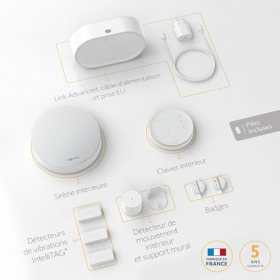 Somfy Home Alarm Advanced, бездротовий WiFi, сирена для дому та 2 бейджи