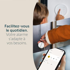 Somfy Home Alarm Advanced, бездротовий WiFi, сирена для дому та 2 бейджи