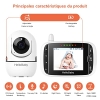 Радионяня HelloBaby с видеокамерой - 3,2 дюйма
