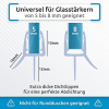 Sealis 2 Stück 80 cm Ersatz-Duschdichtungen für 5 mm, 6 mm, 7 mm, 8 mm Glastür, Duschwand, Duschtür, Wasserabweiser, Anti-Stoß-Schutz (Packung)