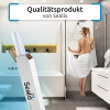 Sealis 2 Stück 80 cm Ersatz-Duschdichtungen für 5 mm, 6 mm, 7 mm, 8 mm Glastür, Duschwand, Duschtür, Wasserabweiser, Anti-Stoß-Schutz (Packung)
