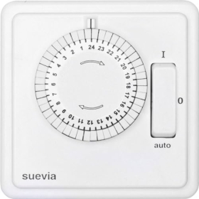 Suevia SU280447 – Analogue timer (1200 W, IP20, program on/off)