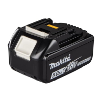 Batería Makita de iones de litio de 18 V y 5000 mAh