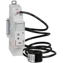 Legrand 199118 Drivia mit Netatmo – Einphasiger Energiezähler, max. 80 A, grau 