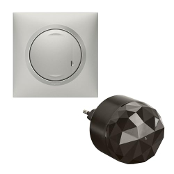 Kit de inicio de iluminación inteligente Legrand Dooxie Plug & Play, aluminio