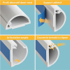 D-Line cable trunking 20 x 10 mm 1 m self-adhesive and paintable white