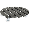 Carro para plantas WAGNER WPC Ø50cm, para interior y exterior, compuesto de madera FSC, antracita, capacidad de carga de 120 kg.