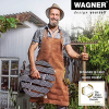 Carro para plantas WAGNER WPC Ø50cm, para interior y exterior, compuesto de madera FSC, antracita, capacidad de carga de 120 kg.