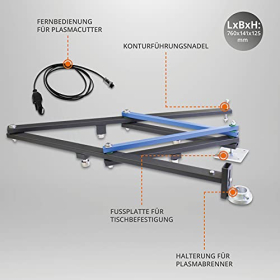 Güde 20068 Pantograph with remote control for plasma torch