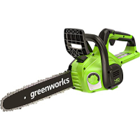 Greenworks G40CS30II — аккумуляторная цепная пила, лезвие 30 см, скорость 4,2 м/с