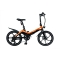Blaupunkt Fiene 20 inch e-folding bike orange/black
