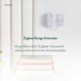 Extensor de alcance Zigbee Friend, amplificador de señal Zigbee con batería de respaldo.