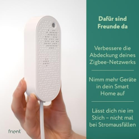 Extensor de alcance Zigbee Friend, amplificador de señal Zigbee con batería de respaldo.