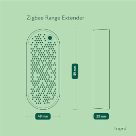 Extensor de alcance Zigbee Friend, amplificador de señal Zigbee con batería de respaldo.
