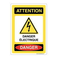 Warnschild Gelb für Sicherheit und klare Kennzeichnung