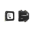 EKEY 204751 sLine fingerprint set for intercoms and cavities (white fingerprint, controller), biometric access solution for integration into door intercom systems, 0.4 W, 12-24 V