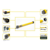 Schellenberg roller shutter motor 10 Nm, electronic limit switches, set