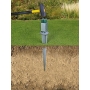 Drive-in ground sleeve | for square wooden posts, with adjustable pot | hot-dip galvanized - Alberts 208110