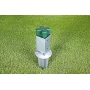 Drive-in ground sleeve | for square wooden posts, with adjustable pot | hot-dip galvanized - Alberts 208110