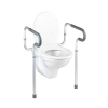 Soporte para WC WENKO Secura, ajustable, 55,5 x 71-82 x 48 cm