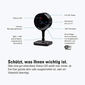 Eve Cam – Sichere Innenraumkamera