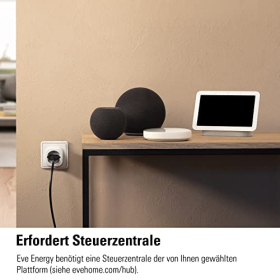 Набір з 4 Eve Energy (Matter) - розумні розетки з підтримкою Matter & Thread, сумісні з Apple Home, Alexa, Google Home і SmartThings