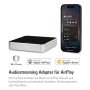 Eve Play (Apple Home) streaming audio adapter for AirPlay with three audio outputs, Wi-Fi and Ethernet