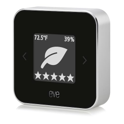 Eve Air Quality Sensor: COV, Temperature & Humidity, Apple HomeKit, Bluetooth