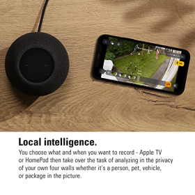 Eve Outdoor Cam White — интеллектуальная камера видеонаблюдения с подсветкой и ночным видением