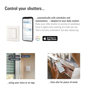 Eve Shutter Switch Matter, intelligent roller shutter control switch, set of 3