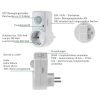 Steckdosenadapter mit Bewegungsmelder 120°