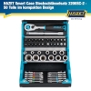 HAZET SmartCase 50-piece socket wrench set, 6.3 mm, hex & square, mobile
